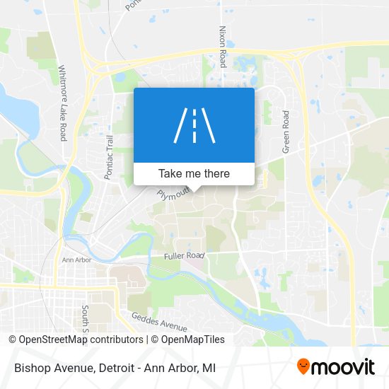 Mapa de Bishop Avenue