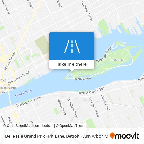 Mapa de Belle Isle Grand Prix - Pit Lane