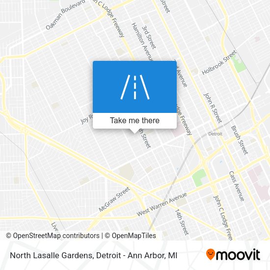 North Lasalle Gardens map
