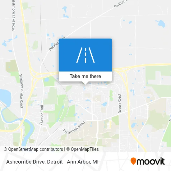 Ashcombe Drive map