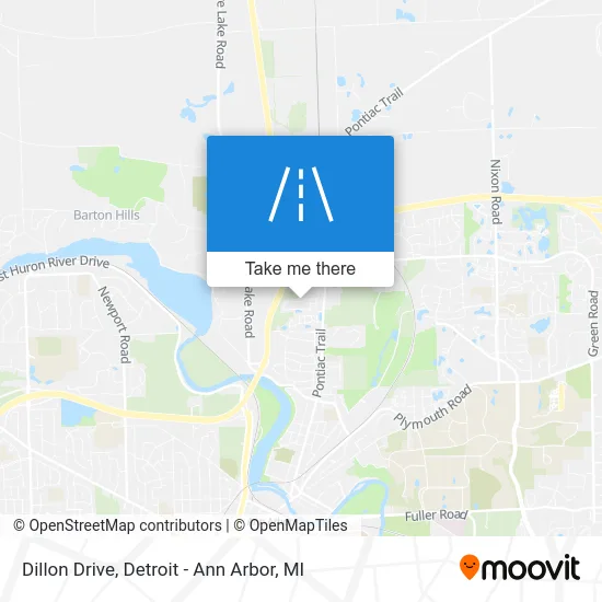 Dillon Drive map