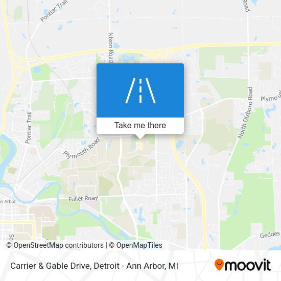Carrier & Gable Drive map