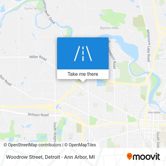 Mapa de Woodrow Street