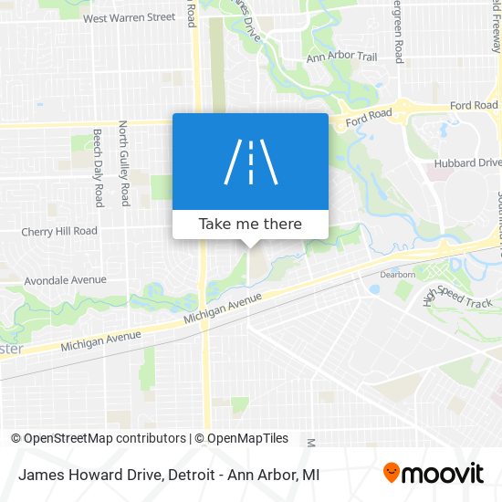 Mapa de James Howard Drive