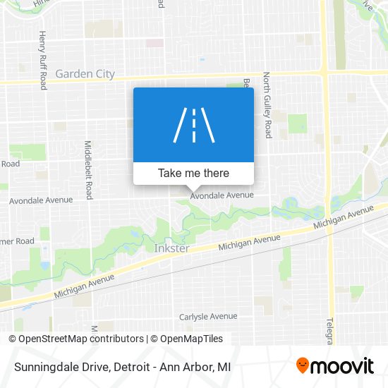 Sunningdale Drive map