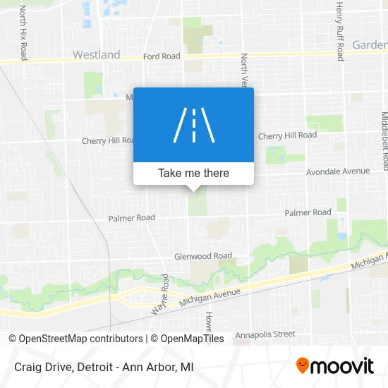 Craig Drive map