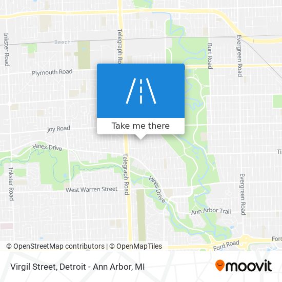 Virgil Street map