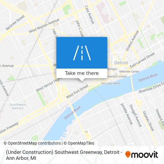 Mapa de (Under Construction) Southwest Greenway