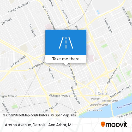 Mapa de Aretha Avenue