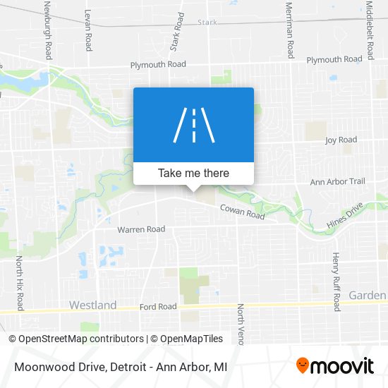 Mapa de Moonwood Drive