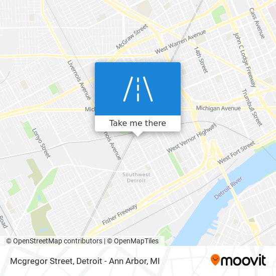 Mapa de Mcgregor Street