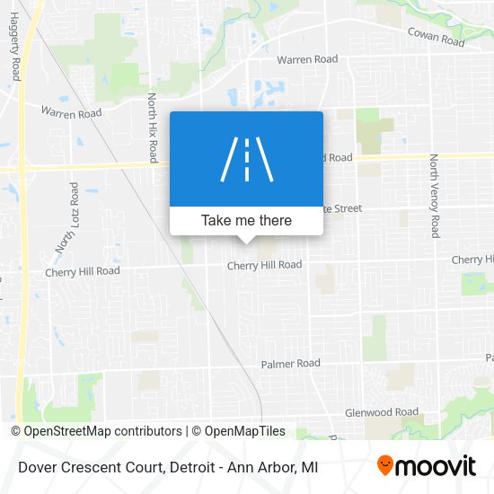 Dover Crescent Court map
