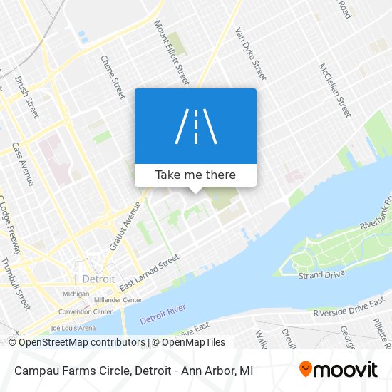 Campau Farms Circle map