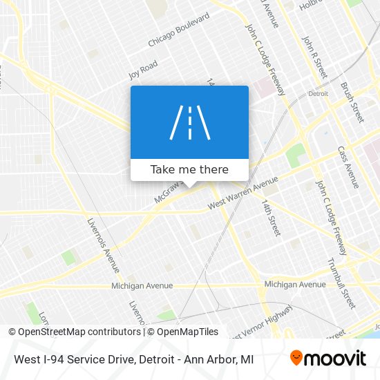 Mapa de West I-94 Service Drive