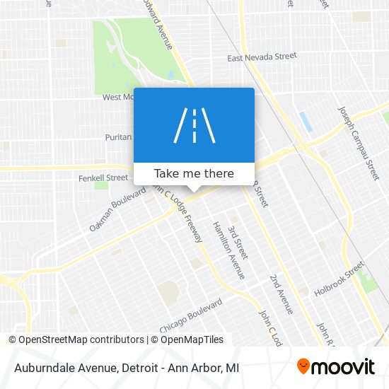 Mapa de Auburndale Avenue
