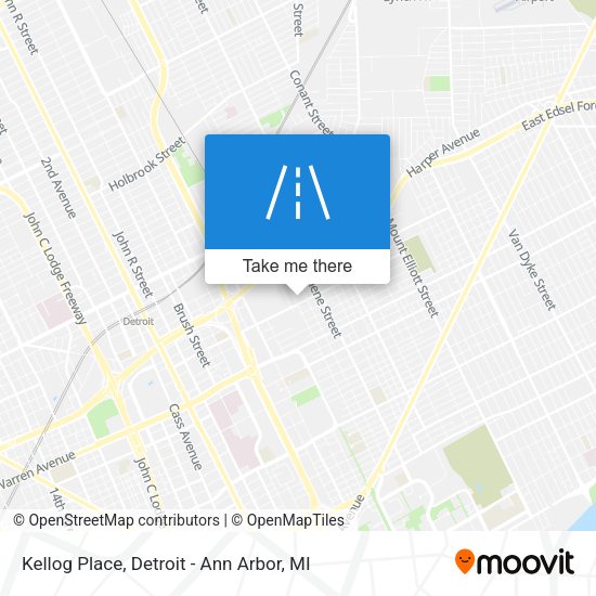 Mapa de Kellog Place
