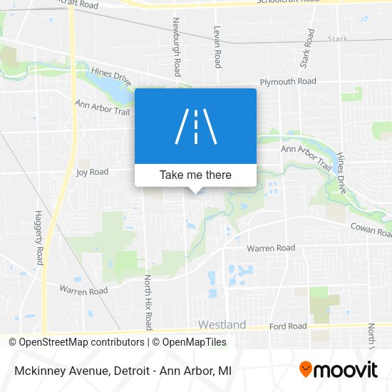 Mapa de Mckinney Avenue