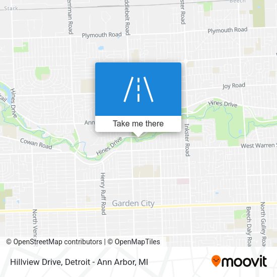 Mapa de Hillview Drive