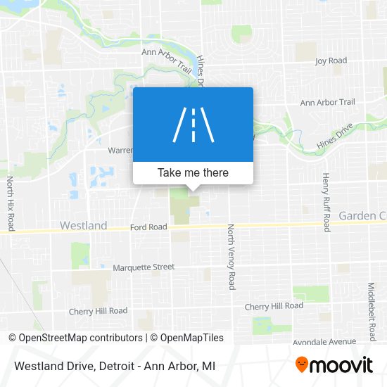 Mapa de Westland Drive