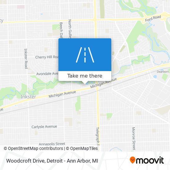 Woodcroft Drive map