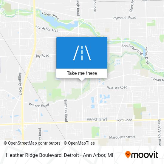 Heather Ridge Boulevard map