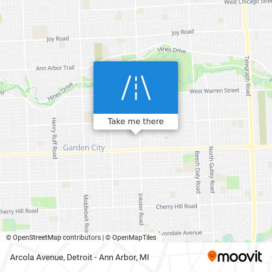 Mapa de Arcola Avenue