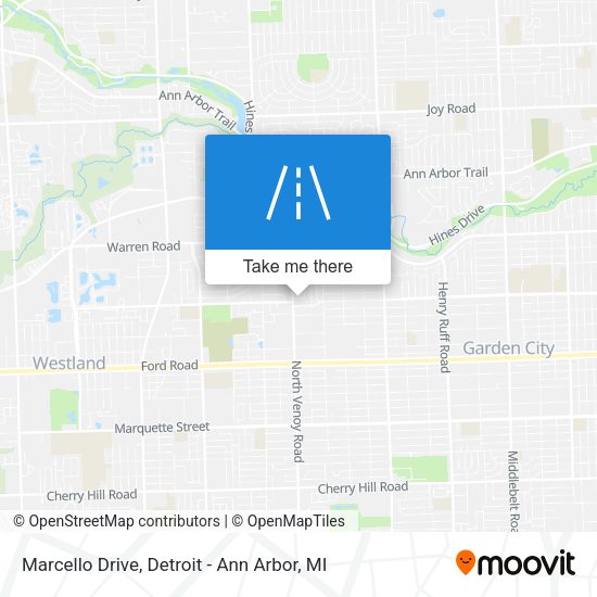 Marcello Drive map