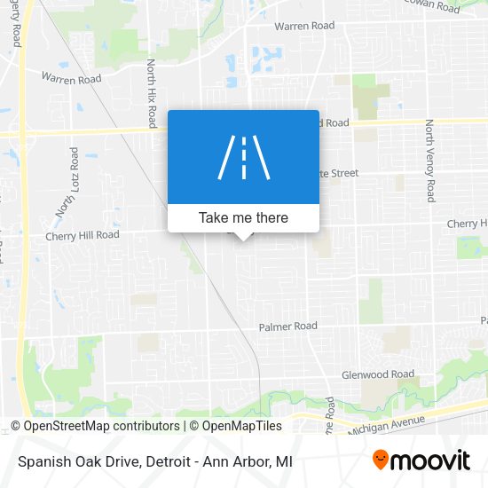 Mapa de Spanish Oak Drive