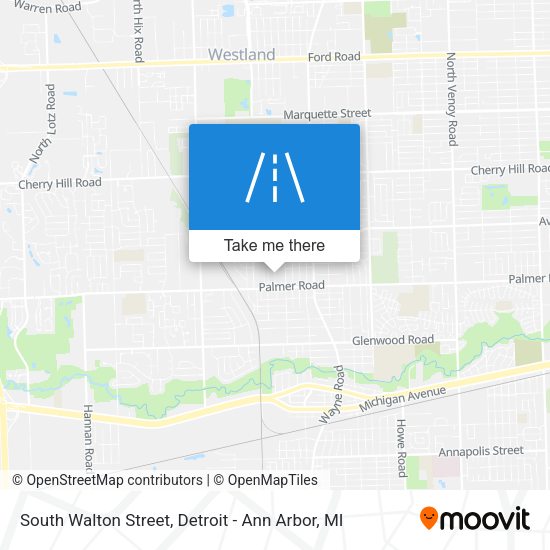 South Walton Street map