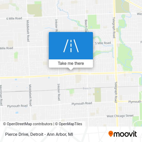 Mapa de Pierce Drive