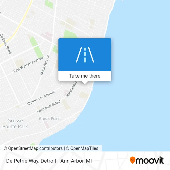 Mapa de De Petrie Way