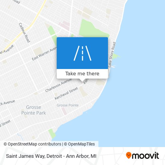 Saint James Way map