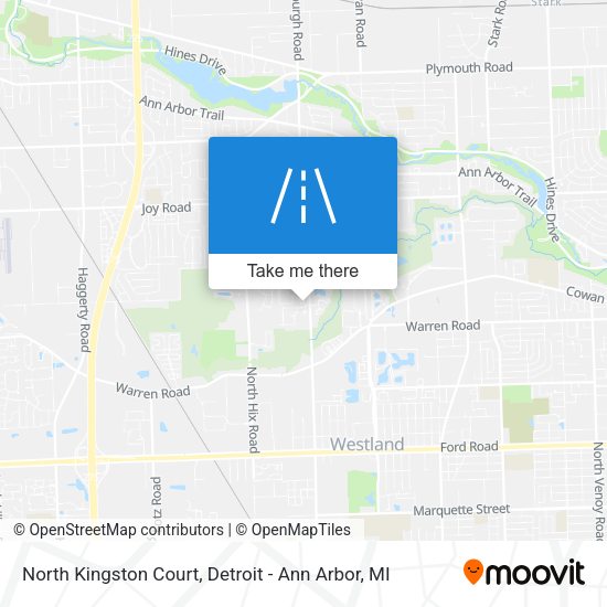 Mapa de North Kingston Court