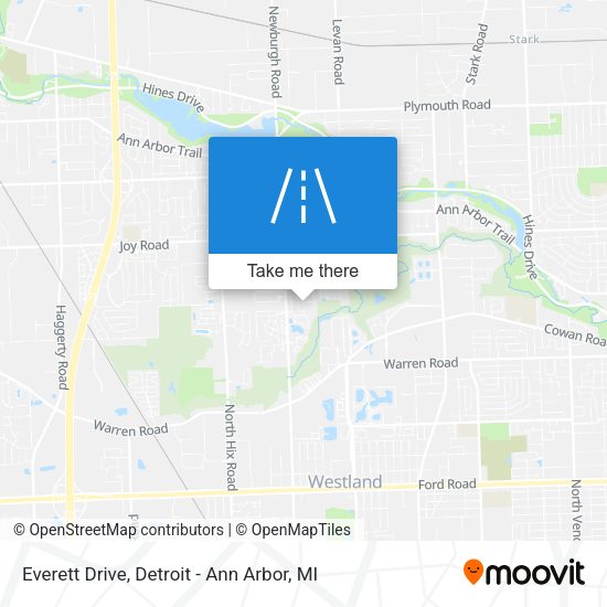 Mapa de Everett Drive