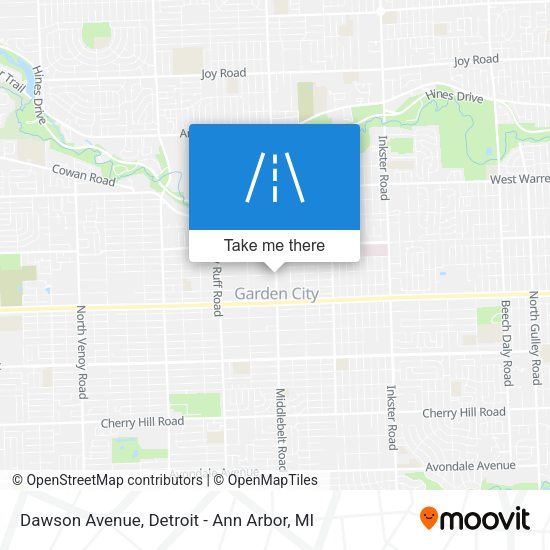 Mapa de Dawson Avenue