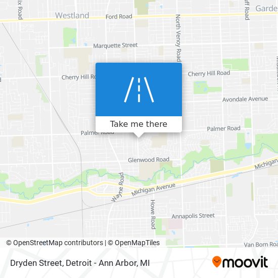 Dryden Street map