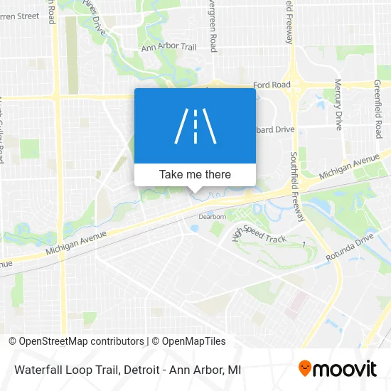 Waterfall Loop Trail map