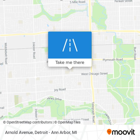 Mapa de Arnold Avenue