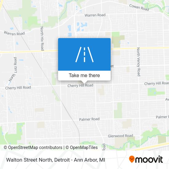 Walton Street North map