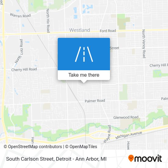 South Carlson Street map