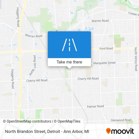 North Brandon Street map
