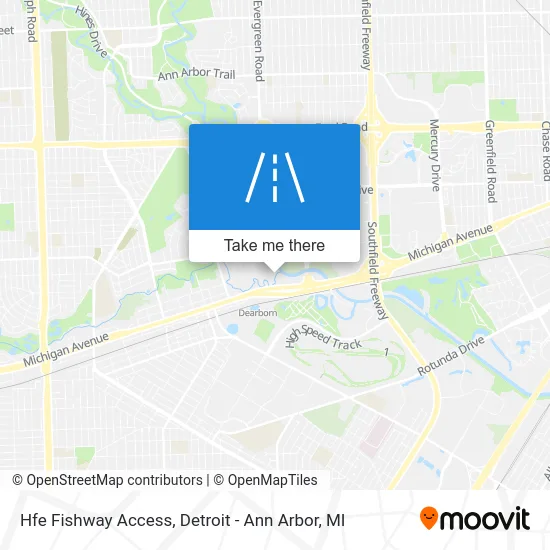 Hfe Fishway Access map