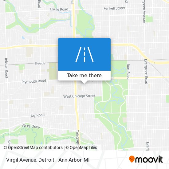 Virgil Avenue map