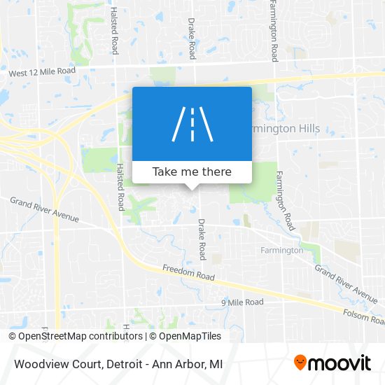 Woodview Court map