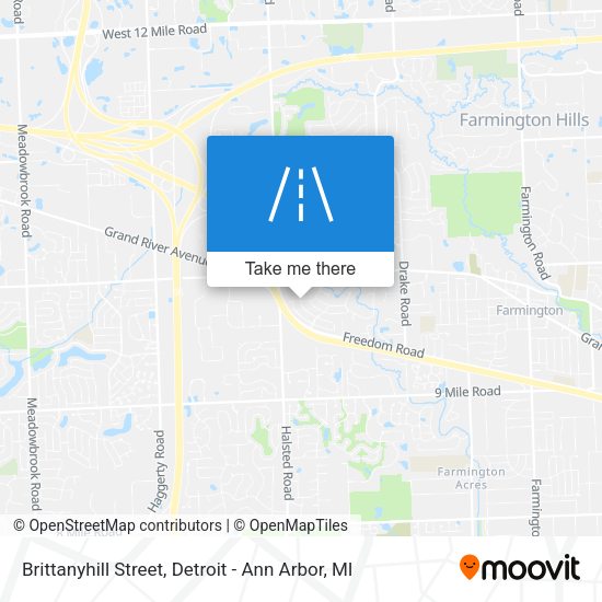 Mapa de Brittanyhill Street