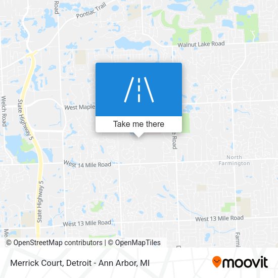 Mapa de Merrick Court
