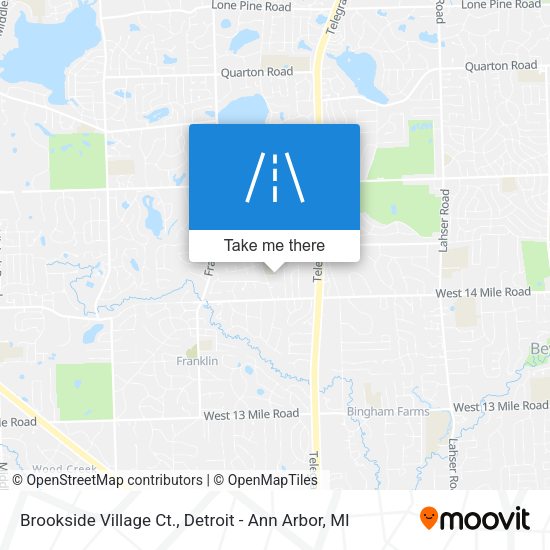 Mapa de Brookside Village Ct.