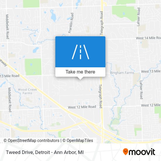 Mapa de Tweed Drive
