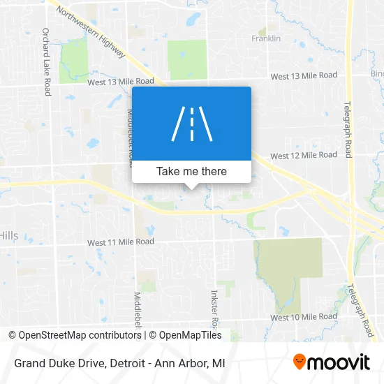 Grand Duke Drive map