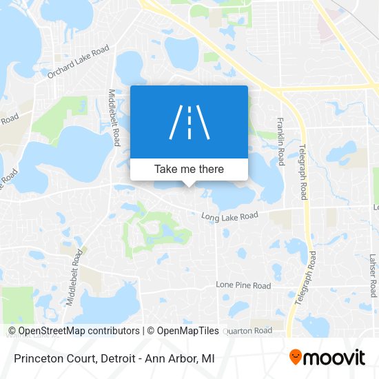 Mapa de Princeton Court